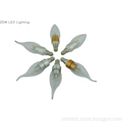 E14 LED Candle Bulb 3Watt Good Replacement Bulb